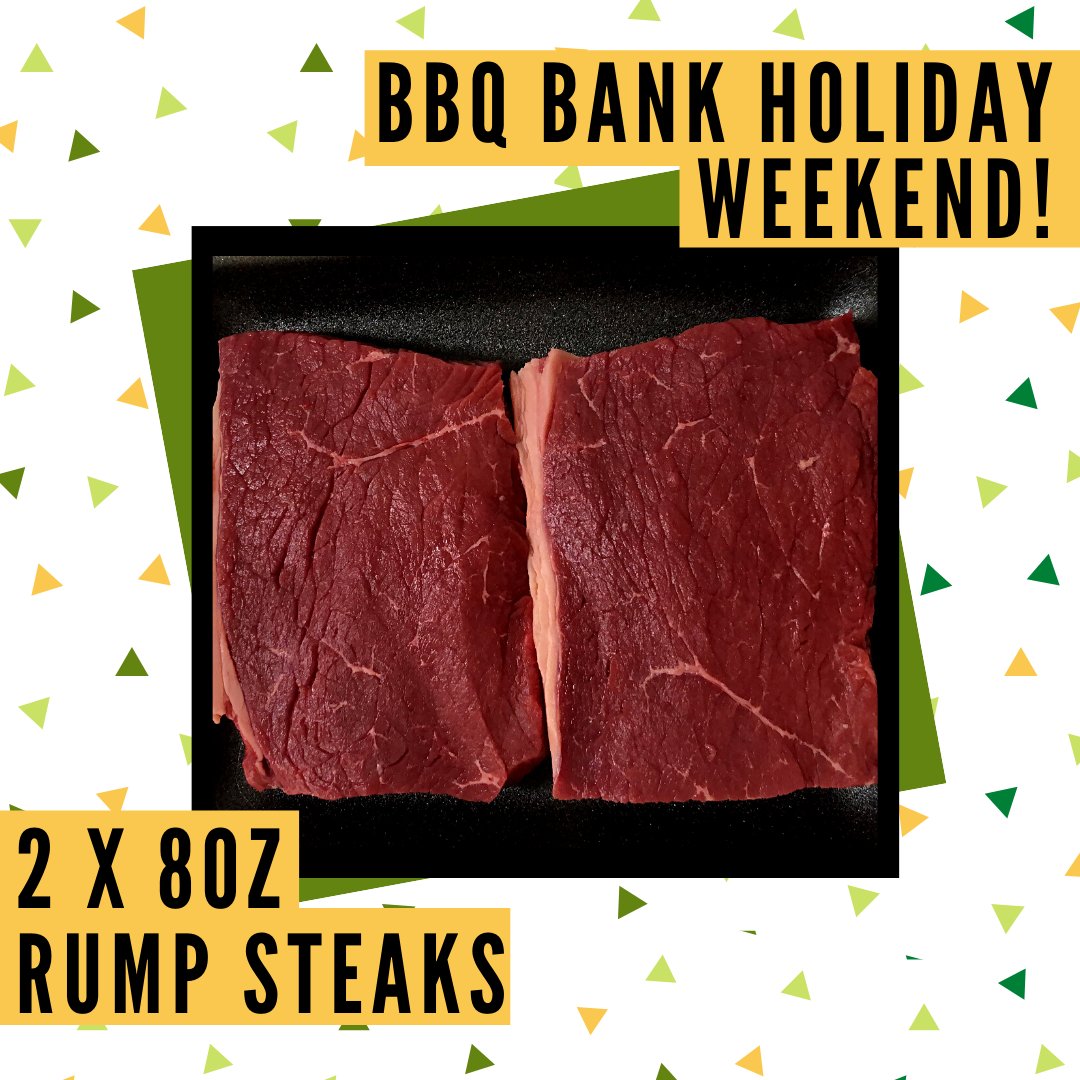 These 8oz Rump Steaks at £5.00 are all you need to help kick off the bank holiday weekend! 🥩🎉

Don't forget to order our BBQ Steak Pack; 
countyfoods.co.uk/wp-content/upl…

PRE-ORDER NOW by calling 01202 440 900 or email sales@countyfoods.co.uk