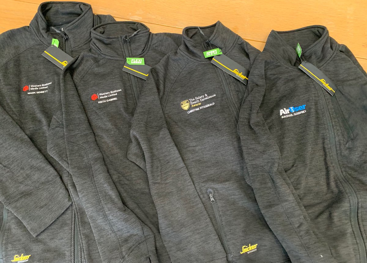 ChrissyHSM's tweet photo. A very exciting morning in the HSM offices... We have received our new team jackets courtesy of Snickers Workwear, everyone is really pleased with them. We can wait for show and exhibitions so that we can start to wear them @SnickersWw_UK @HSMmagazine @she_awards https://t.co/zoQ8PI0RvI