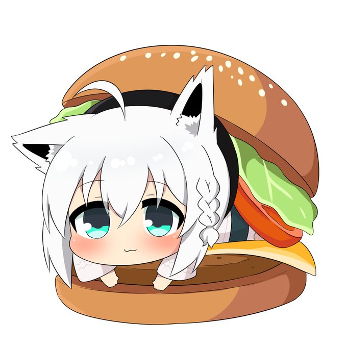 「赤面 ハンバーガー」のTwitter画像/イラスト(人気順)