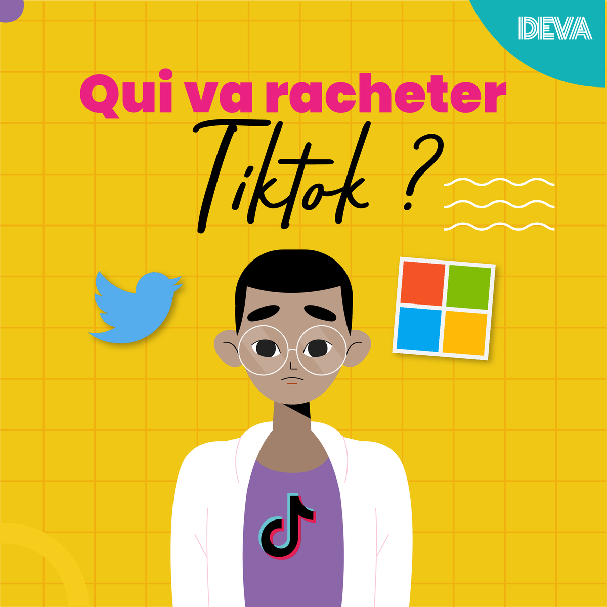 DevaAgency's tweet photo. La bataille fait rage mais au final qui va racheter Tiktok ? Twitter ou Microsoft ? Vos avis sur la question.
#tiktok #socialinadvance #videoinfluencer https://t.co/NkAFKf3p5w