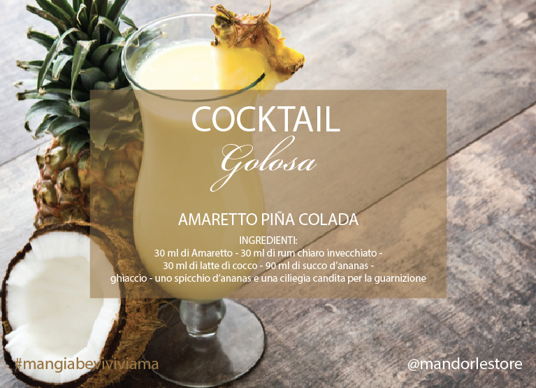 mandorlestore's tweet photo. Maratona 100 ricette Parte 56. Avete passato un buon Ferragosto? Continuiamo a sentirci in vacanza con questo fantastico cocktail: una Piña Colada "mandorlata"! Procedimento e modalità di partecipazione al contest su https://t.co/VrPNIglxBA https://t.co/82pPyL9rSa