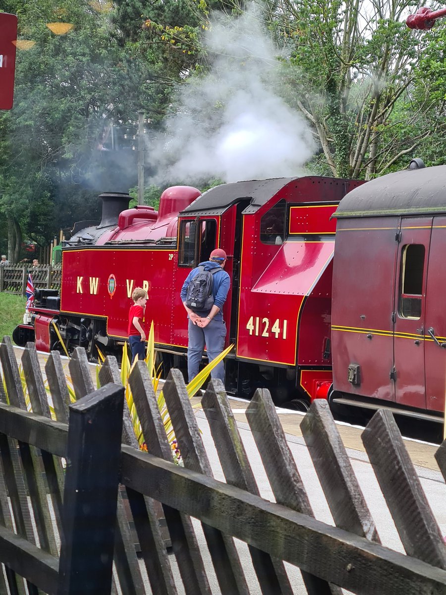 Great to see the first public train return, having made the inaugural run to Keighley and back to Oxenhope this morning. #WorthSaving @WorthValley