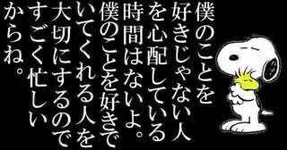 ナル心理学 16タイプ性格診断テスト Mbti 16タイプの偉人の名言 Badassceo 僕のことを好きじゃない人を心配している時間はないよ 僕のことを好きでいてくれる人を大切にするのですごく忙しいからね By スヌーピー 名言 スヌーピー ナル心理学