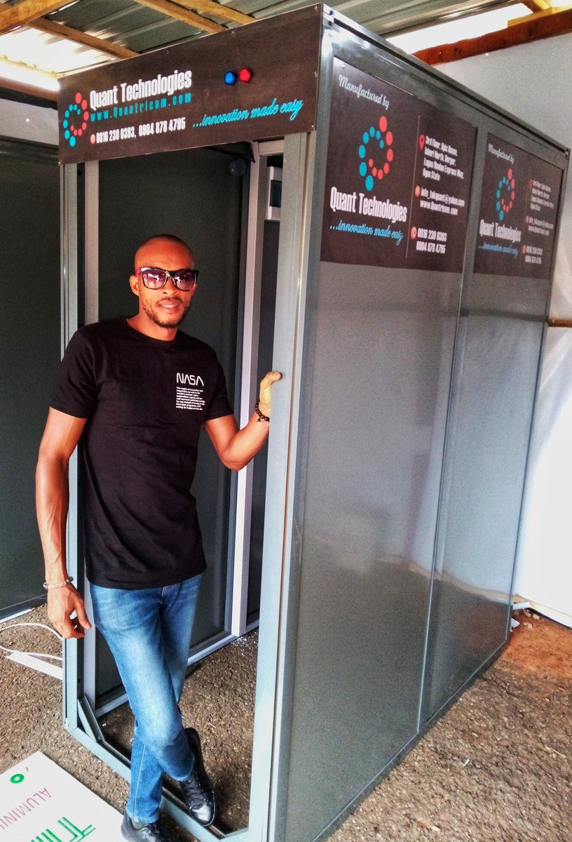 QuantTech_'s tweet photo. #WednesdayThoughts

Are you worried about maintaining proper hygiene at your office, house or place of worship during this pandemic? 

QUANTSAN sanitizing booth can be specially designed according to your spec and taste... 

For further details : 08112053573

#Staysafe #COVID19 https://t.co/ebSUR3rmck