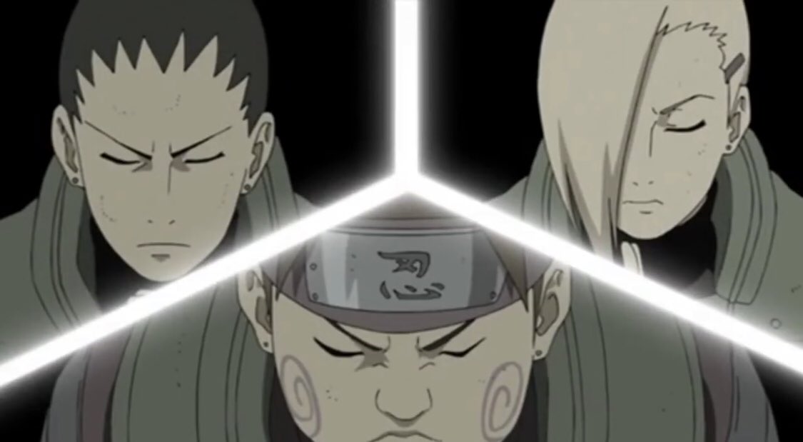 Yamanaka clan is a part of the Legendary Ino-Shika-Cho trio, the second strongest trio, along with Nara & Akimichi Clan. The 3 clans uses combination attacks in formations in such a way each member's abilities complements the others' in the best way possible with high accuracy.