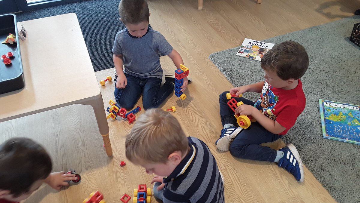 AshbridgeMaxy's tweet image. Serious construction work going on in pre-school today! Fantastic focus boys 👍 #maintainingfocus #perseverance #trialanderror #creativeideas #sharing #teamwork #EYmatters
