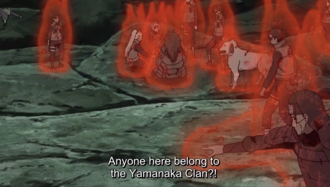 Yamanaka Clan was acknowledged by Tobi/Obito Uchiha in his fight against Fū Yamanaka, Amado from the Kara Organization, Danzō as he chose a Yamanaka from the Root to be his bodyguard, and Hashirama seeked aid specifically from a Yamanaka clan member in the Fourth Shinobi War.