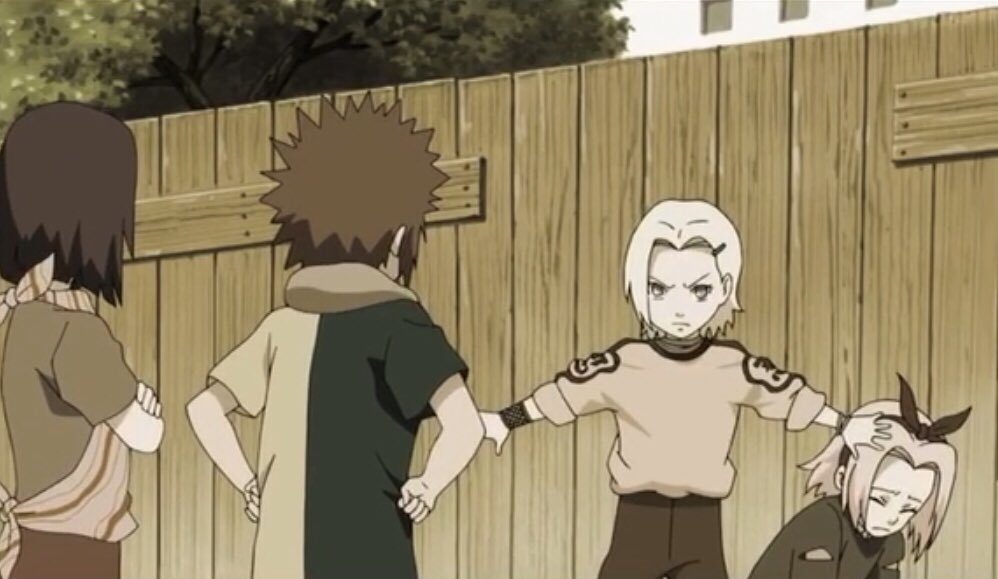 The Yamanaka Crest is a Bush Clover flower which represents "A positive love who treasures bonds". Inoichi Yamanaka, the late head of the clan raised his daughter Ino Yamanaka to embody this title, and believed that she had bloomed into a beautiful Bush Clover before his death.