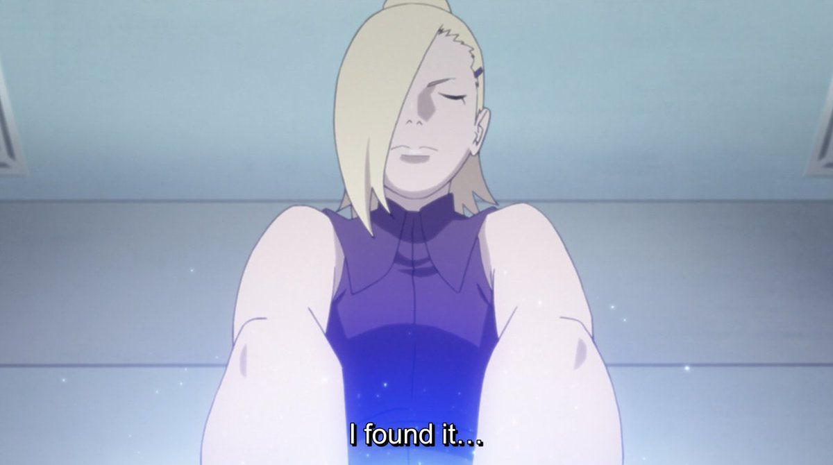 After Inoichi Yamanaka's heroic death, Ino became his successor and took over the lead of the Yamanaka Clan in the Fourth Shinobi War. She continues to lead the Clan, the Sensory Division and the Analysis Team while also running the clan's flower shop currently in the Peace Era.