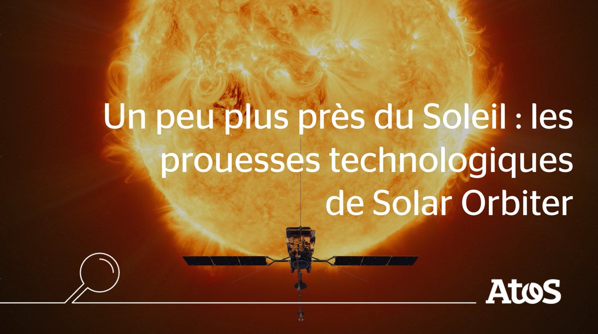 Pour mieux prévoir les tempêtes solaires et essayer d’en atténuer l’impact, les scientifiques ont imaginé la mission <a href="/ESASolarOrbiter/">ESA's Solar Orbiter</a> testée en conditions réelles avec les équipes d’un consortium dont Atos fait partie – ☀️ Explications 👉 okt.to/Y2k7RF <a href="/nasa/">NASA</a> <a href="/ESA/">European Space Agency</a>