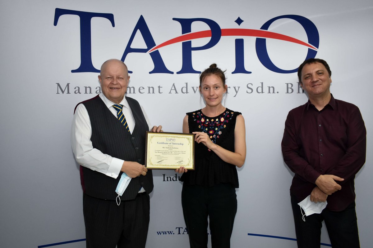 InternshipM's tweet image. Congratulations to Mr. Edward Lim Sir Zee and Ms. Nadezda Kalinina on completing their internship with #TAPiOAdvisory. We valued your contributions in every task and sense of responsibility while overcoming every challenge that you both had.

#HELPUniversity  #UMWoW