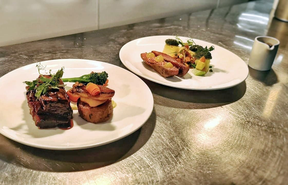 ws_restaurant's tweet image. We&apos;re back serving our #awardwinning menu at a huge discount today with the #EatOutToHelpOut scheme!

These beautiful mains from our #àlacartemenu are 2 of our most popular dishes &amp;amp; with the 50% discount (£10 per person) today, our beloved #DuckBreast dish is a staggering £14!😱