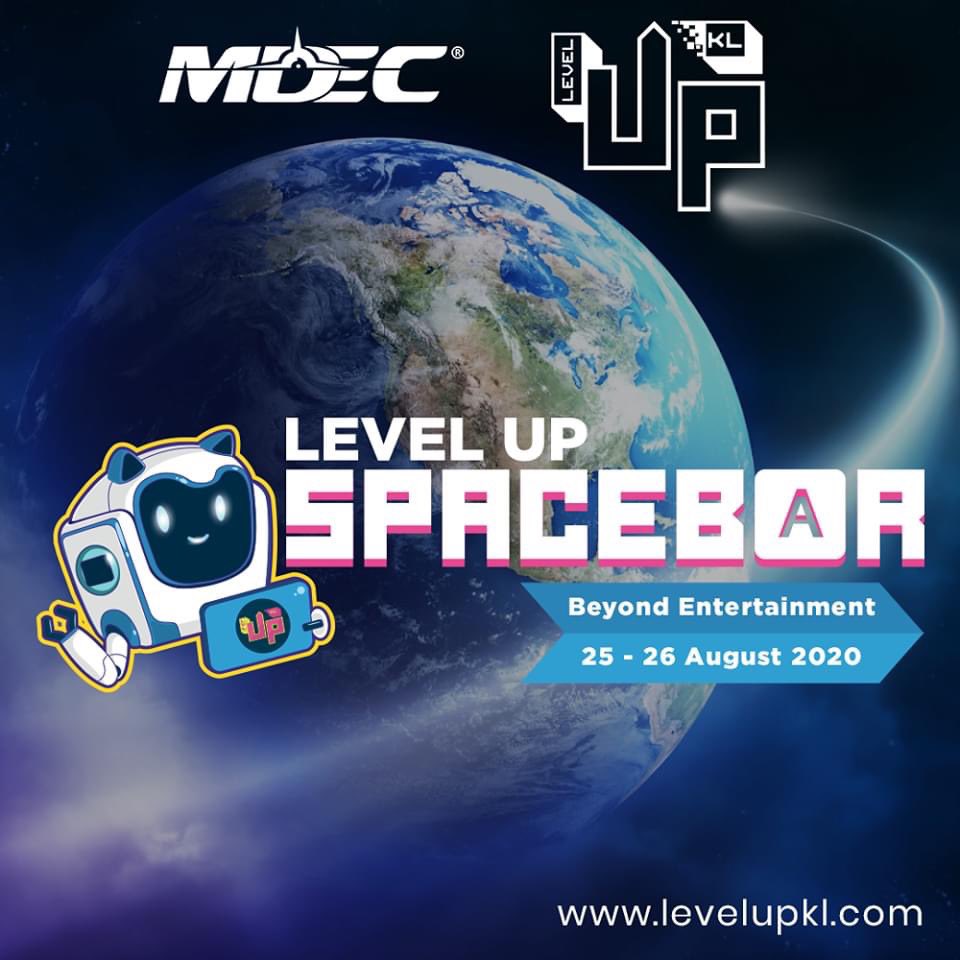 levelupkl_my's tweet photo. LEVEL UP SPACEBAR:Beyond Entertainment is happening on 25-26 AUG 2020. Register to learn about XR,Gamification &amp; Marketing, Education,Medical &amp; Health and Tourism from speakers and panelists!

Claim your free pass at https://t.co/ayK7gck269

#LEVELUPSPACEBAR #LEVELUPKL #LEVELUPMY https://t.co/CLjXpoUAVj