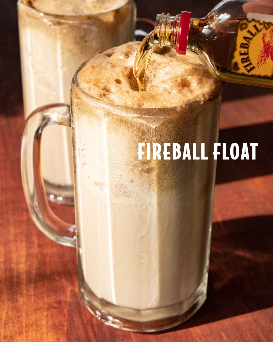 Step 1: Make an ice cream float
Step 2: Add a shot of Fireball
(We like to make it as easy as possible to get it into your mouth)

Don't knock it till you've tried it...