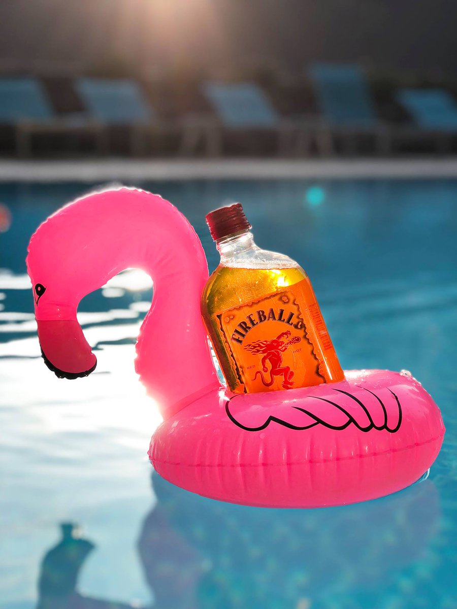 Maxin' and relaxin' fireball style 🔥