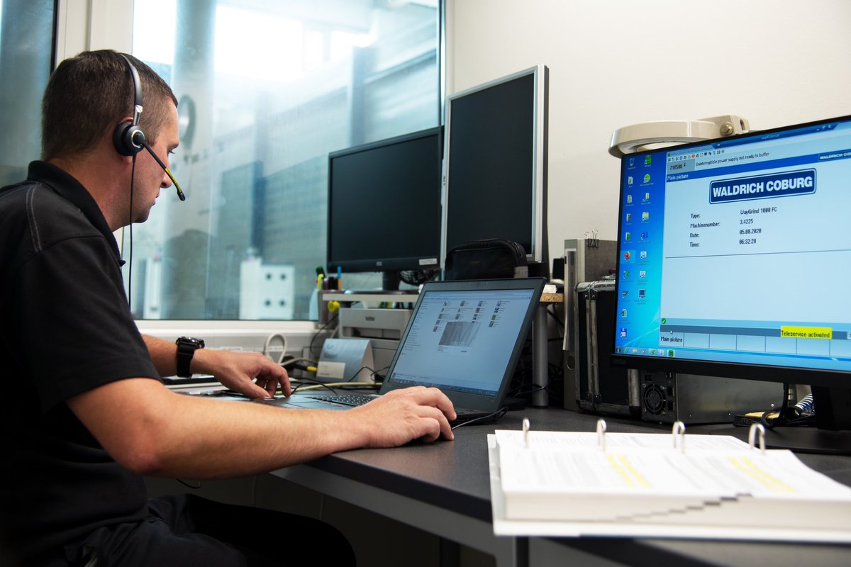 We are currently facing the challenge that we are not able to support the installation of our machines and systems worldwide as usual. Through a specially equipped workstation we are in continuous contact with our American and Chinese colleagues. https://t.co/xRkphsEm6e