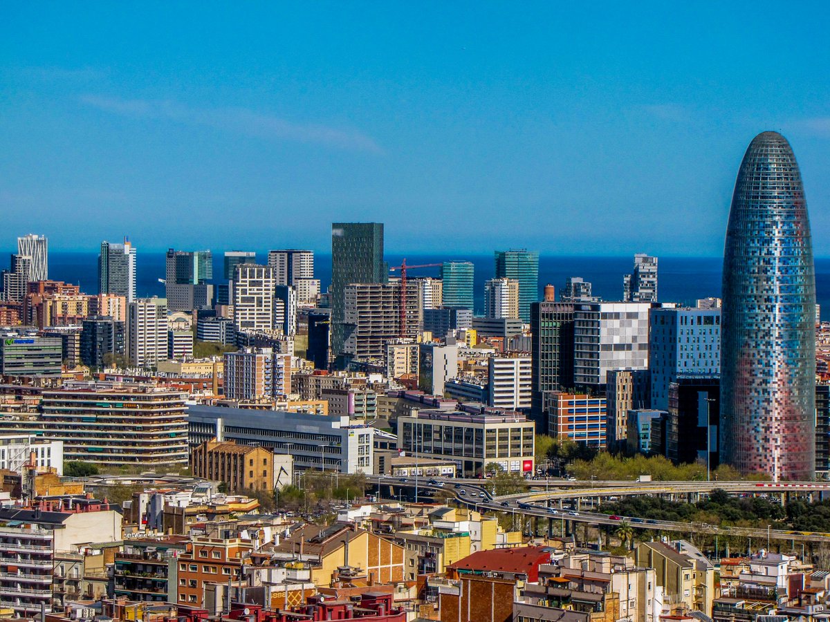 Opulent in shape, the Gherkin is not the only building in the world which resembles a vegetable. Its twin in Barcelona, the Torres Glories can also be seen across the cityscape. 