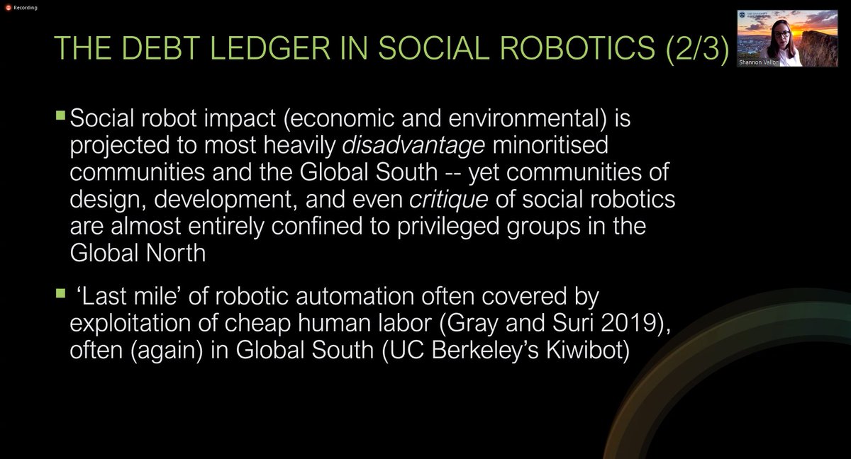 The debt ledger in social robotics (2/3)