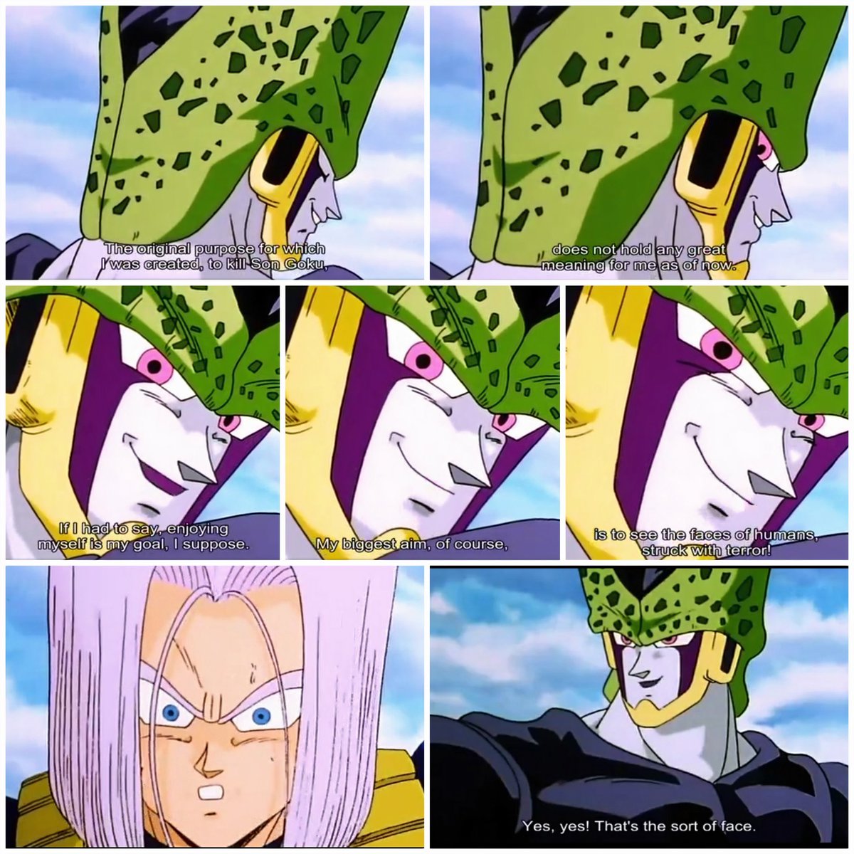 The fight against cell, was a defeat for cell on a psychological level: Gohan went past his limit because he desired not perfection, but stability. If cell was defeated by Goku, then it would prove cell’s point that going beyond your limit is the only reason in life. It is gohan,