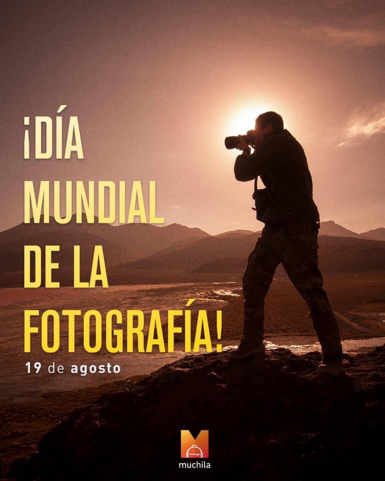 ivancastro's tweet photo. ¡Feliz día Mundial de la Fotografía! 😁📷
Cómo si nada, hoy se cumplen 181 años desde que nació la oportunidad de inmortalizar todos nuestros recuerdos. Hoy podemos hacer nuestras fotos y compartirlas en tan solo segundos. Ese “click” que nos hace tan felices 😄.
#muchila https://t.co/qFGipHE5n1