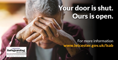 DoctorVPHC's tweet photo. Find out more about the safeguarding adults process in Leicester by reading our Guide to Process to Keeping Adults Safe from Abuse and Neglect at https://t.co/zKzGOmOaTr #OurDoorIsOpen https://t.co/Udl3AkWlqI