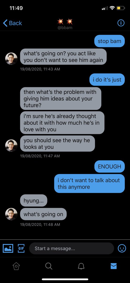 [94] jinyoung leaves him on read