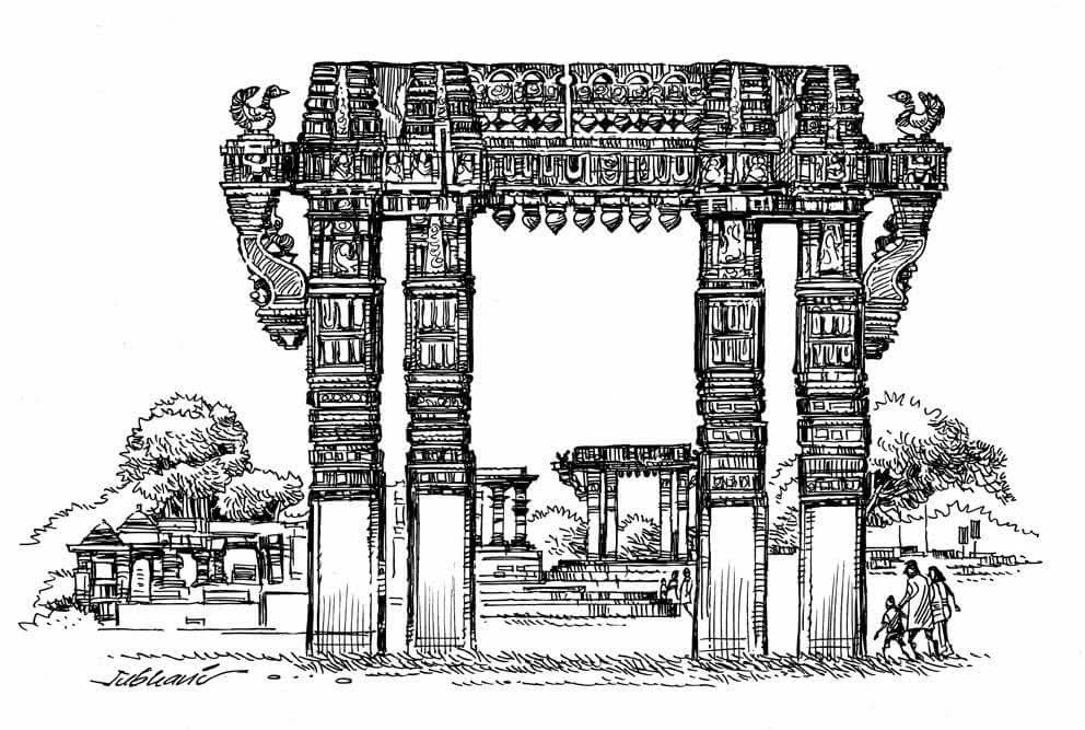 కాకతీయుల కాలంలో తెలుగు భాషా సాహిత్యం అభివృద్ధి శరవేగంగా సాగింది. తిక్కన, పాల్కురికి సోమనాథుడు, గోన బుద్ధా రెడ్డి, కేతన, మారన, యథావాక్కుల అన్నమయ్య లాంటి ఎందరో మహానుభావులు చేసిన తెలుగు రచనల ద్వారా కాకతీయుల యుగం తెలుగు సాహిత్య చరిత్రలో ఒక ప్రత్యేక అధ్యాయంగా ప్రతిష్ఠ గాంచింది.(1/n)