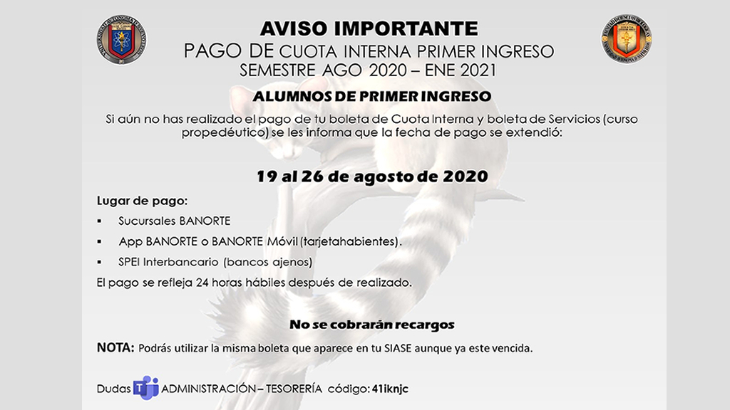 ⚠️⚠️ Aviso Importante para los Alumnos de Primer Ingreso a Licenciatura ⚠️⚠️

#BiologíaUANL