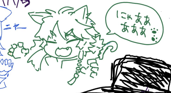 有栖川にゃいす&簓(まいどくん) 