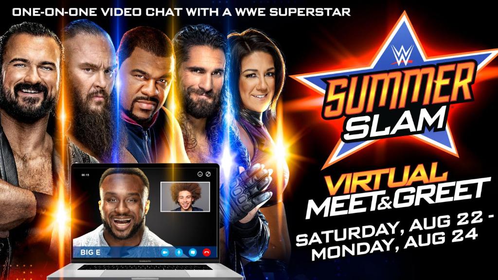 WWE Announces SummerSlam Weekend Virtual Meet & Greets