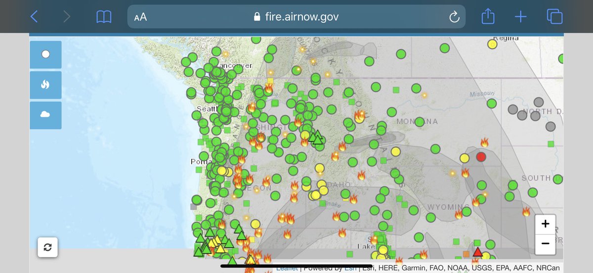 https://www.airnow.gov/fires/   @AIRNow “Easy map-based access to national air quality information with links to more detailed state and local air quality web sites.”