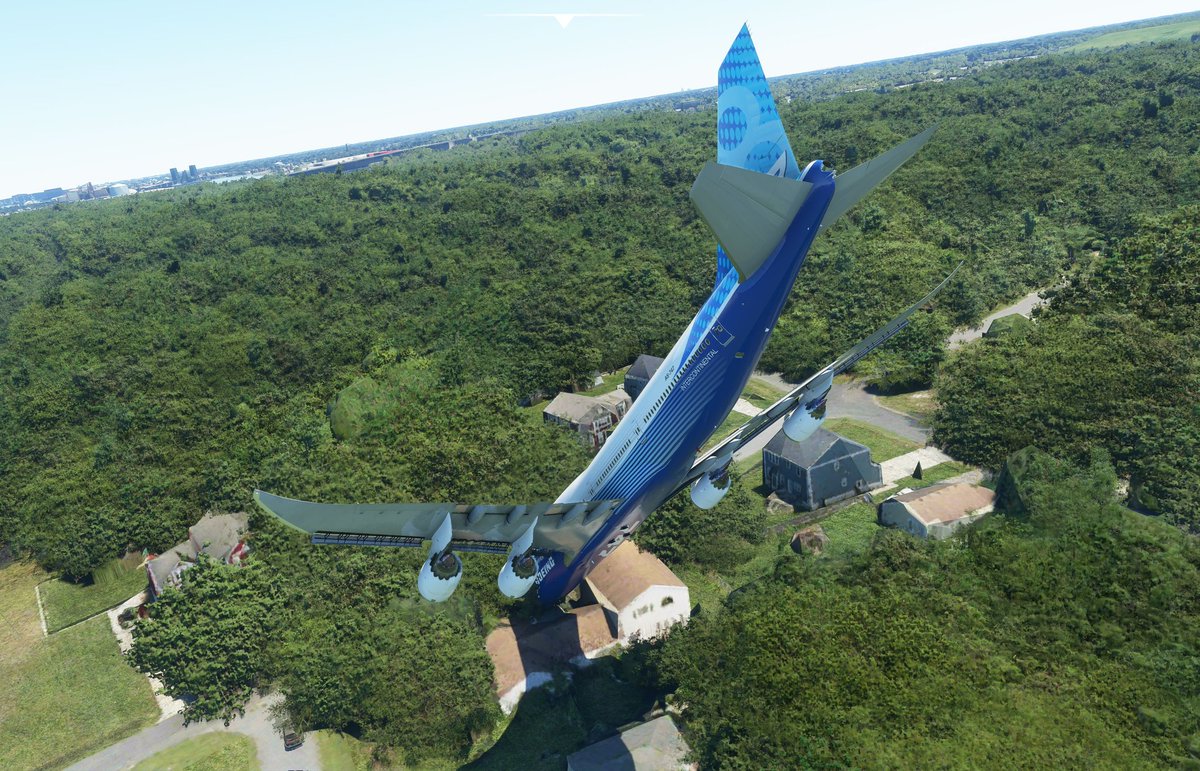 the HOT NEW TREND in cyberbullying: crashing your plane into someone's house in Microsoft flight sim and sending them the pic