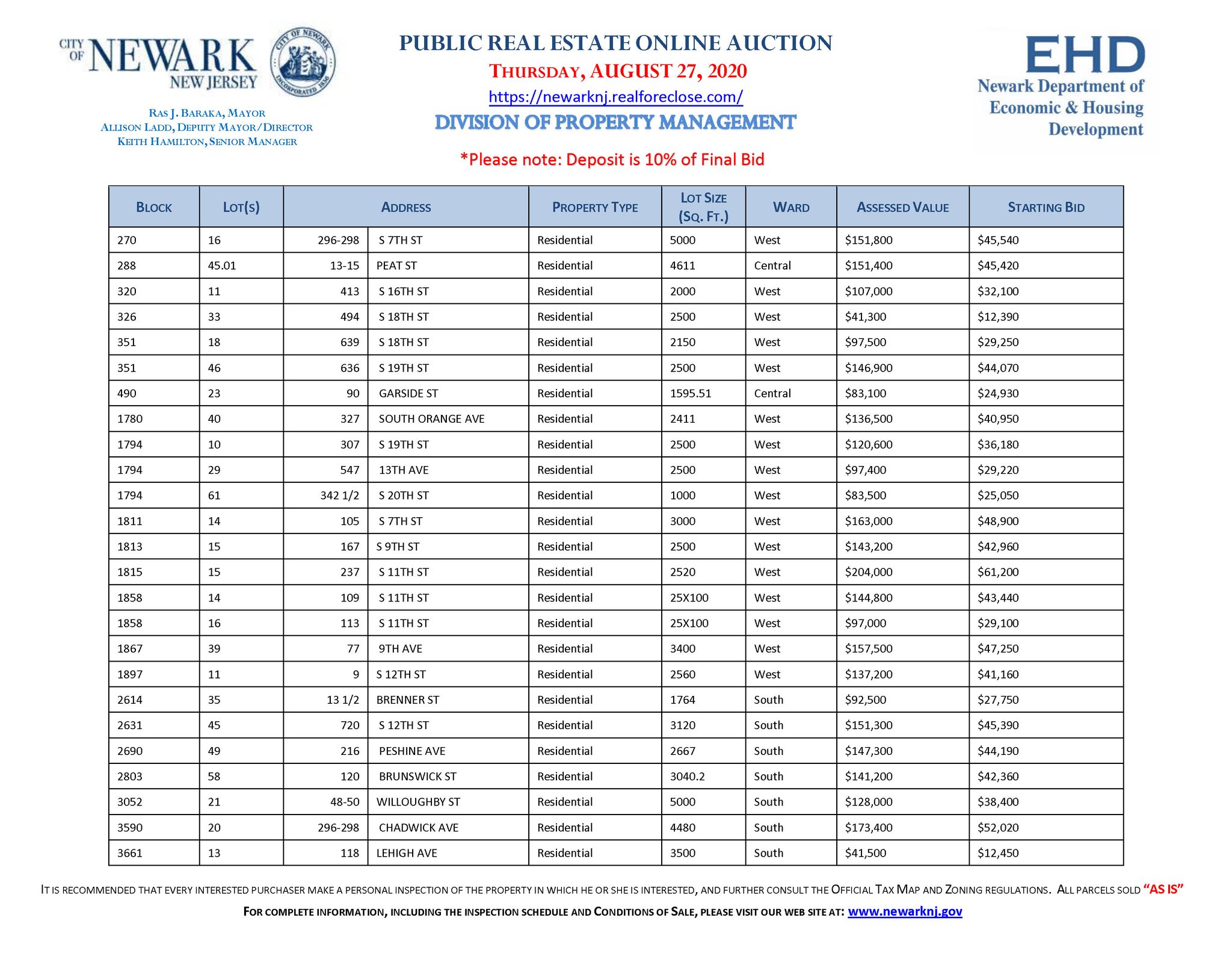 City of Newark on Twitter "Tomorrow, Aug. 20, at 7pm is our virtual