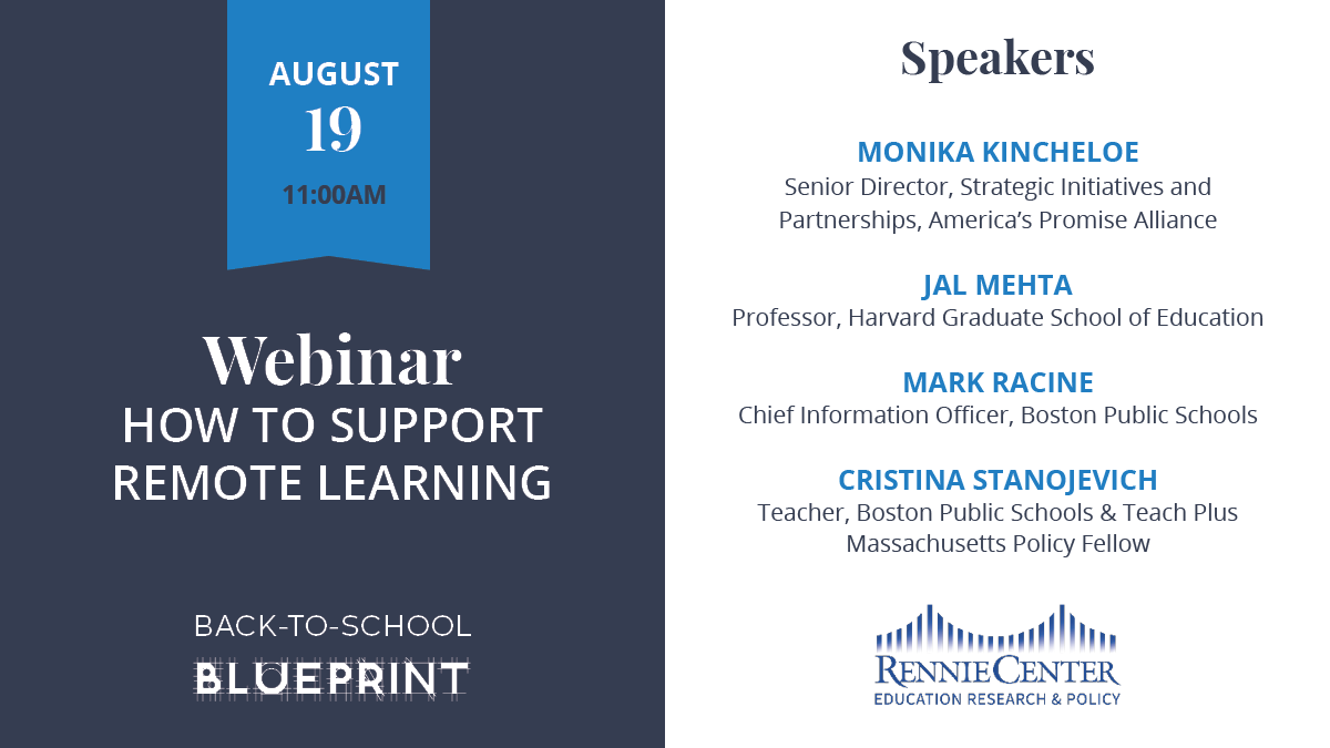 therenniecenter's tweet photo. A special thank you to this great line up of speakers for helping us think through the best ways to support students remotely this school year #backtoschoolblueprint https://t.co/a2rjBxCcht https://t.co/hmltXVudy1