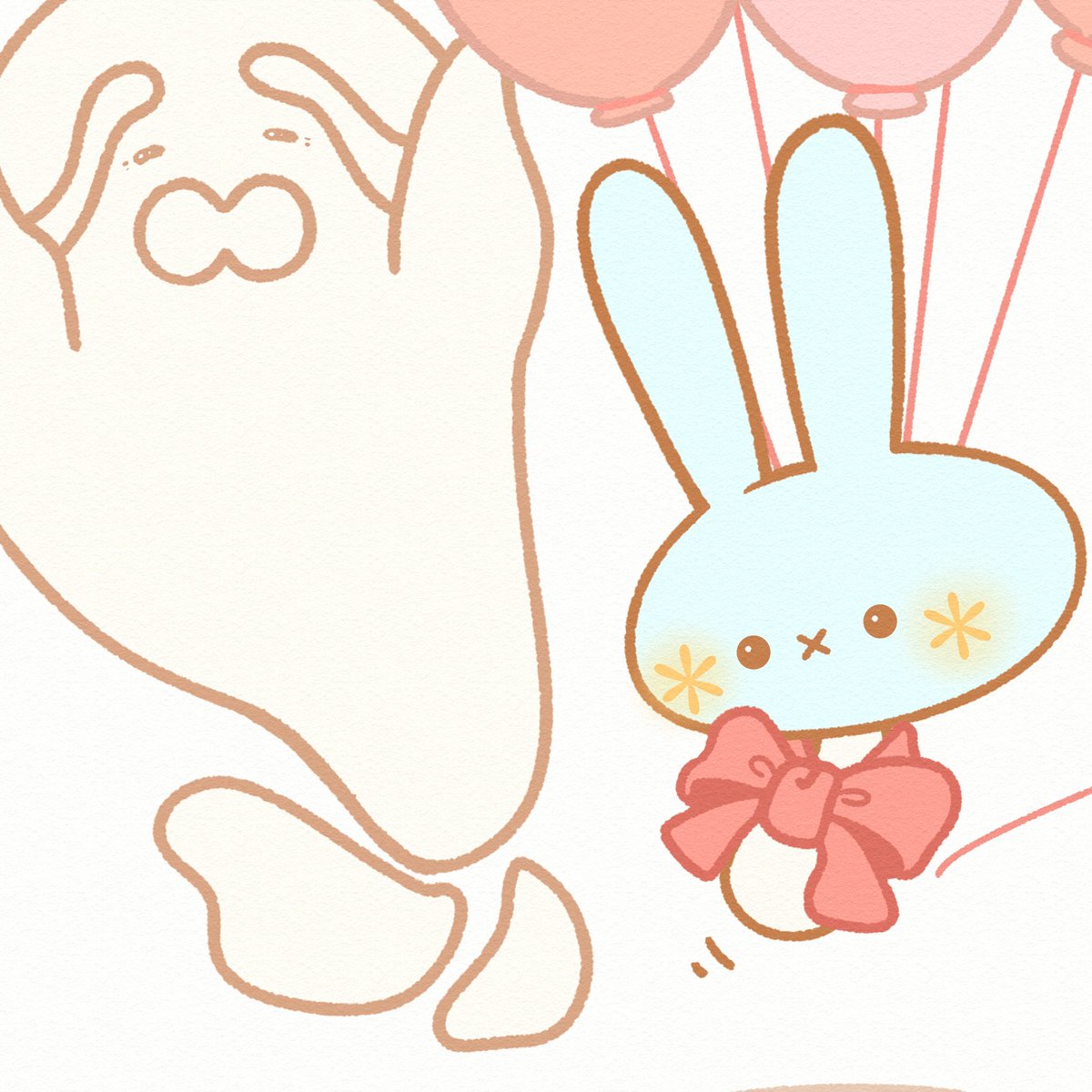 じぃじと一緒に風船あそび ヽ ノ イラスト 風船 みず 津久井 紫乙のイラスト