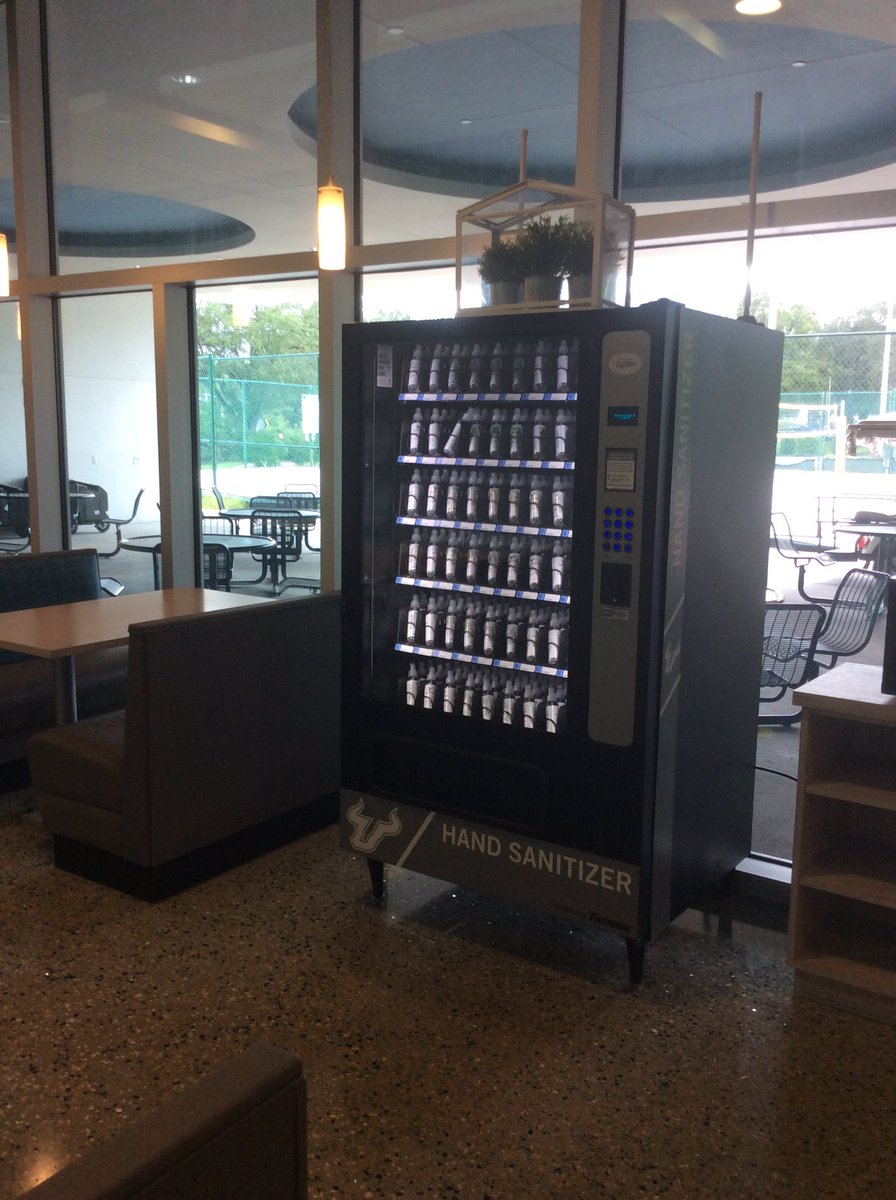 usfsp_sce's tweet photo. There is now a hand sanitizer vending machine located on the right of the reef
-
You can use your USF ID to access them 🤘
•
•
•
•
•
#usfsp #usfspusc #usfspsce #student #studentcenter #studentunion #collegeunion #sociallydistanced #stopthespread #stopthespreadusfsp https://t.co/XNP1HZRVN8