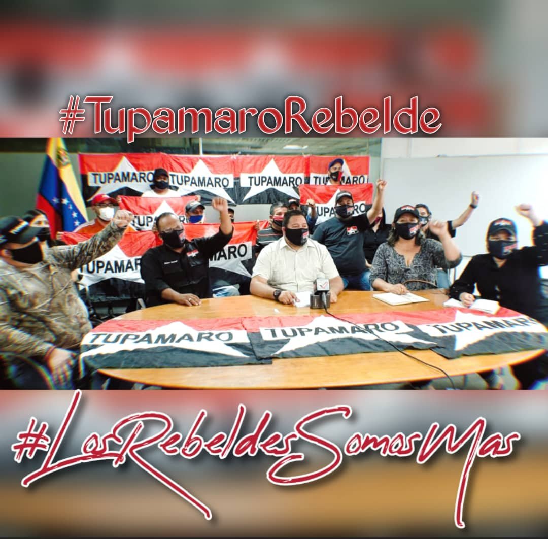 Nosotros los #TupamaroRebelde juntos con el  Sec. de Organización Nal. @WBenavides_MRT  reafirmamo la unidad  Revolución Bolivariana, ante las amenazas imperialistas' y traidores de la patria @NicolasMaduro  @HipolitoMRT2 @TupamaroAnaSoto @tupamarolaramrt
#LosRebeldesSomosMas