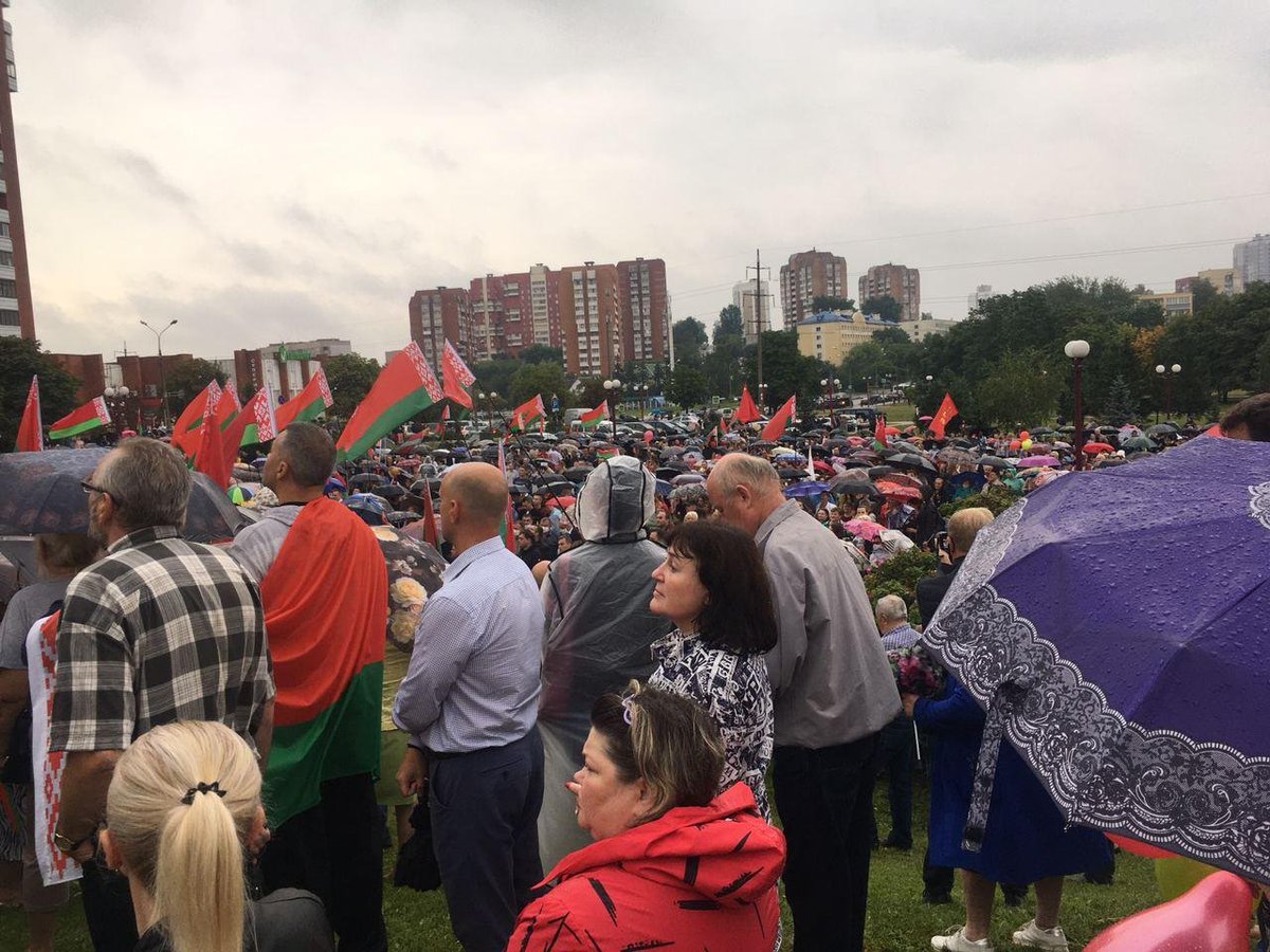 Митинги за Лукашенко 19.08.2020 Митинги за Лукашенко 19.08.2020