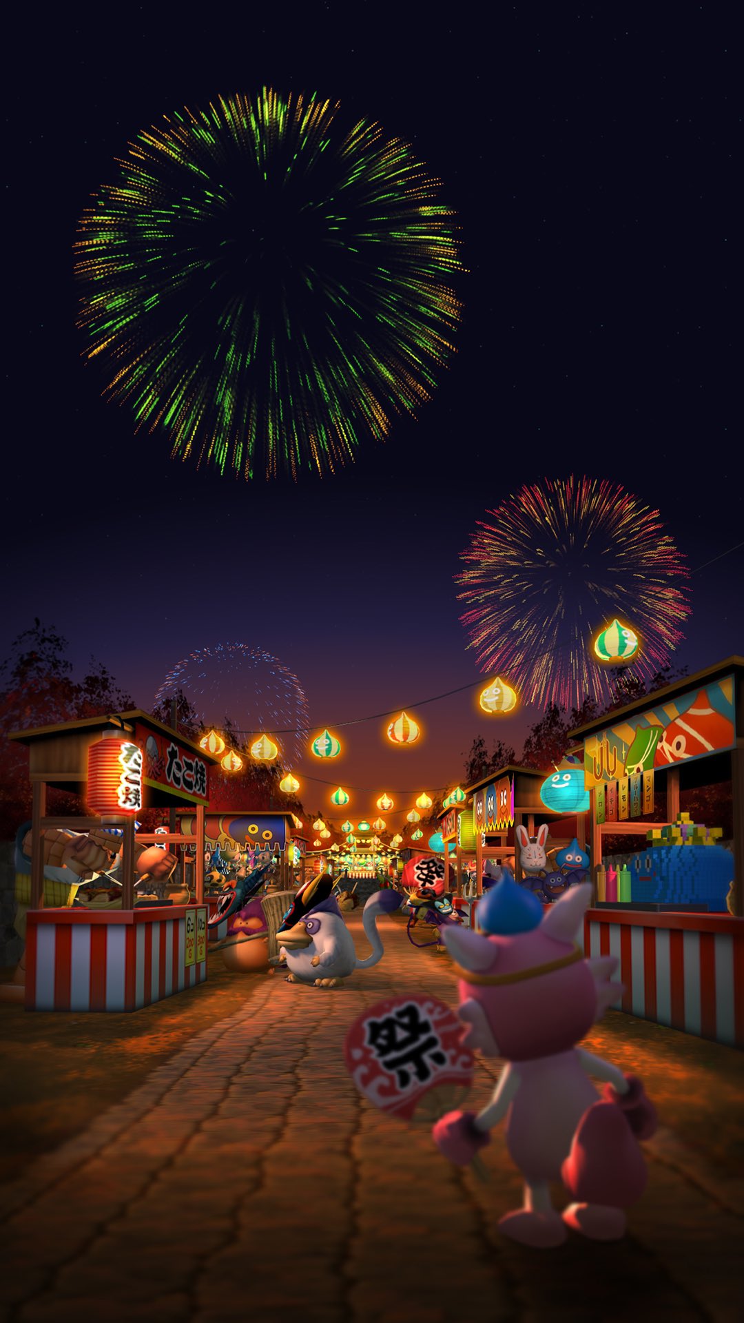 Twitter 上的 市村 龍太郎 星の夏祭りの携帯待ち受けと ビデオ会議背景を開発に用意してもらったのでお届けします 今年はどこもお祭り自粛していると思いますので せめて星ドラの夏祭りを楽しんでいただければと思います 星ドラ 夏祭り T Co Esivcxftj2