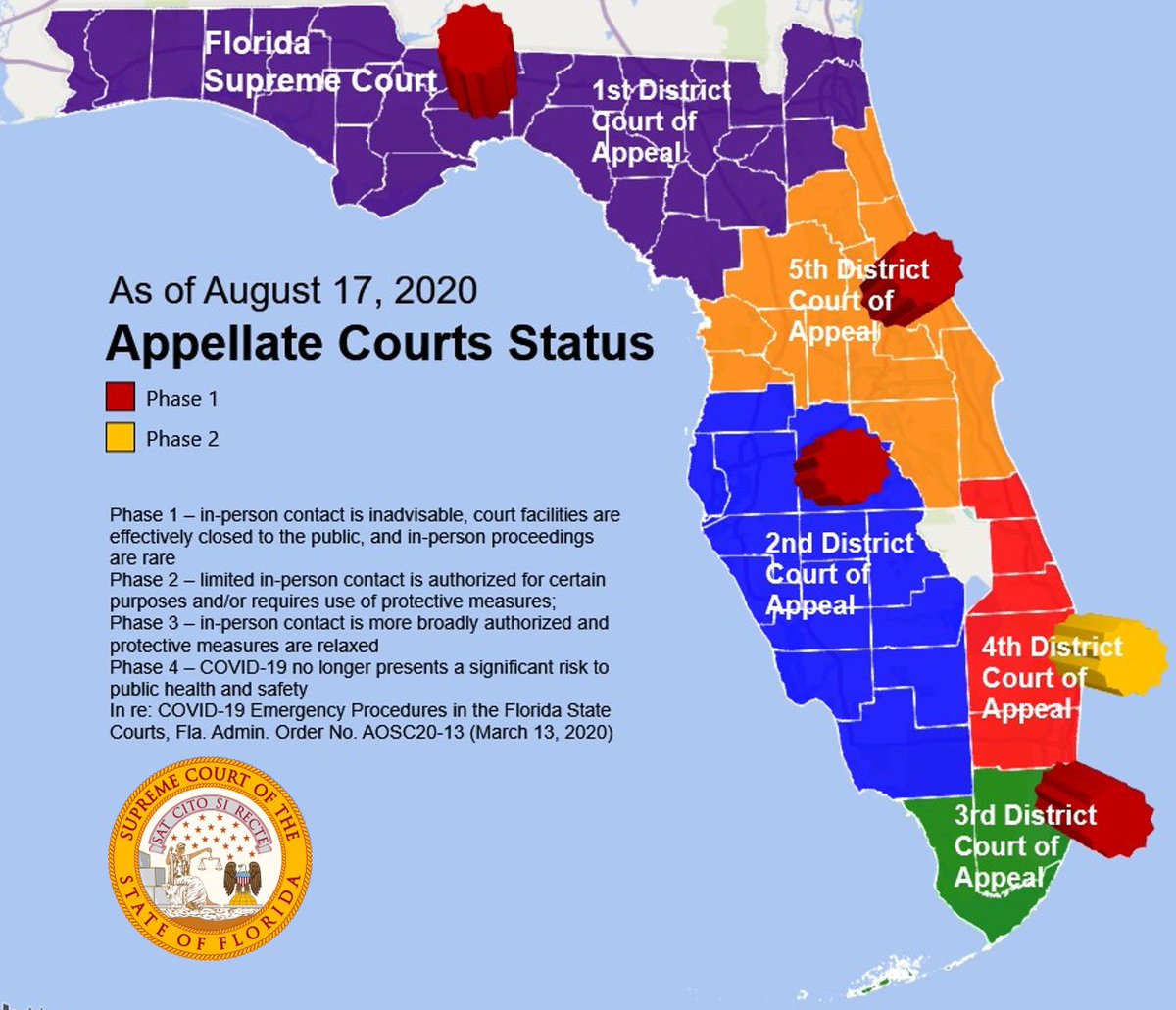 Federal District Courts Map Federal District Courts Map