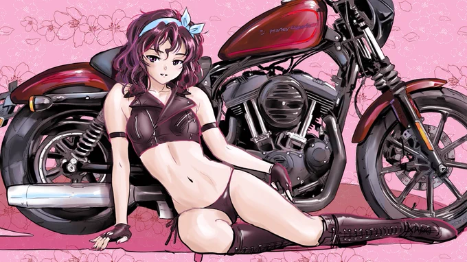 #バイクの日 

凜ちゃんだと思った? 残念!モジャでした! 