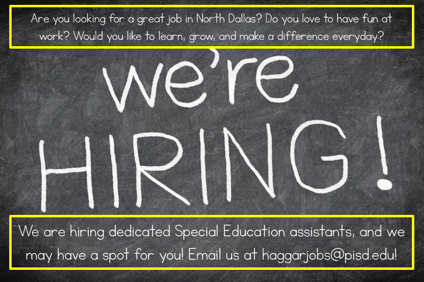 HaggarMariners's tweet photo. Could this be you or someone you know? Let us know by emailing haggarjobs@pisd.edu! https://t.co/lJ3V7v1WWM