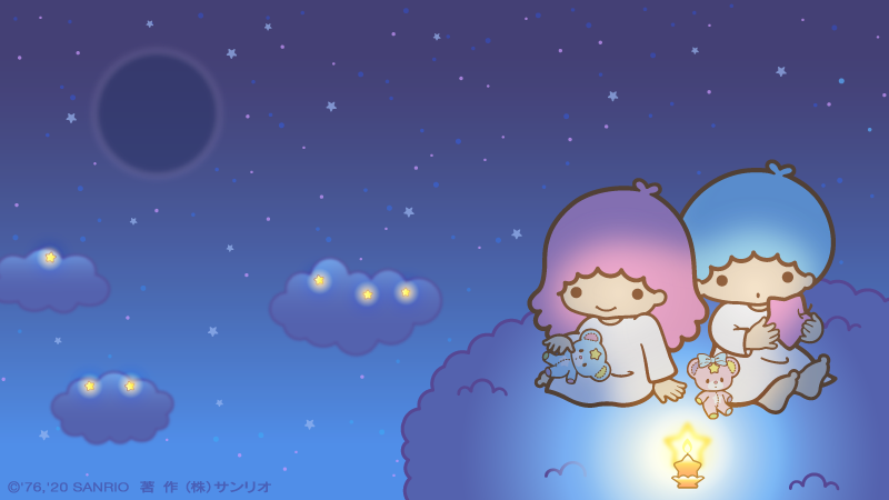 Kikilala Sanrio 新月の夜 深い夜空をキャンドルの光で灯し 今思っていることや感じていることを話してみましょ