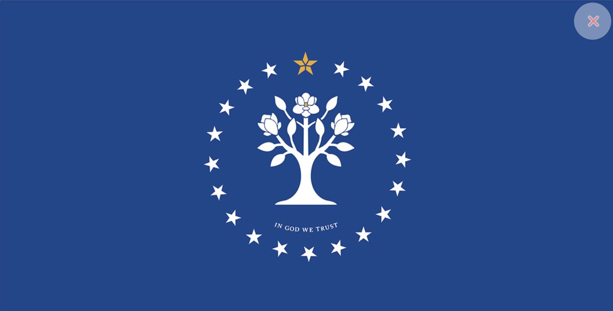 SFfogGoldFlag's tweet photo. @SportsDesignUSA @Patrick_Magee @99piorg @RockyVaughan Lastly Flag #5, the Magnolia Tree Flower Flag. The odd diagramatic tree is growing on me. It's unique and endearling with its 3 flowers, and only 8 leaves. This flag gets kudos for distinctiveness, even though it doesn't pop as well as it could due to detail.
#newMSflag https://t.co/uB886nOqAM
