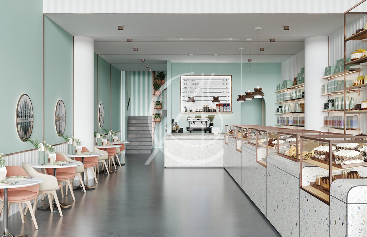 French Italian Café Bakery Design #interiordesign #Riyadh   comelite-arch.com/portfolio/le-p…