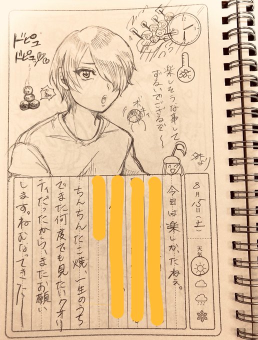 絵上手人(えうまんちゅ)で大好人(だいすきんちゅ)の2人に推し絵日記を描いてもらったので私も自慢しちゃお〜♪♪ 