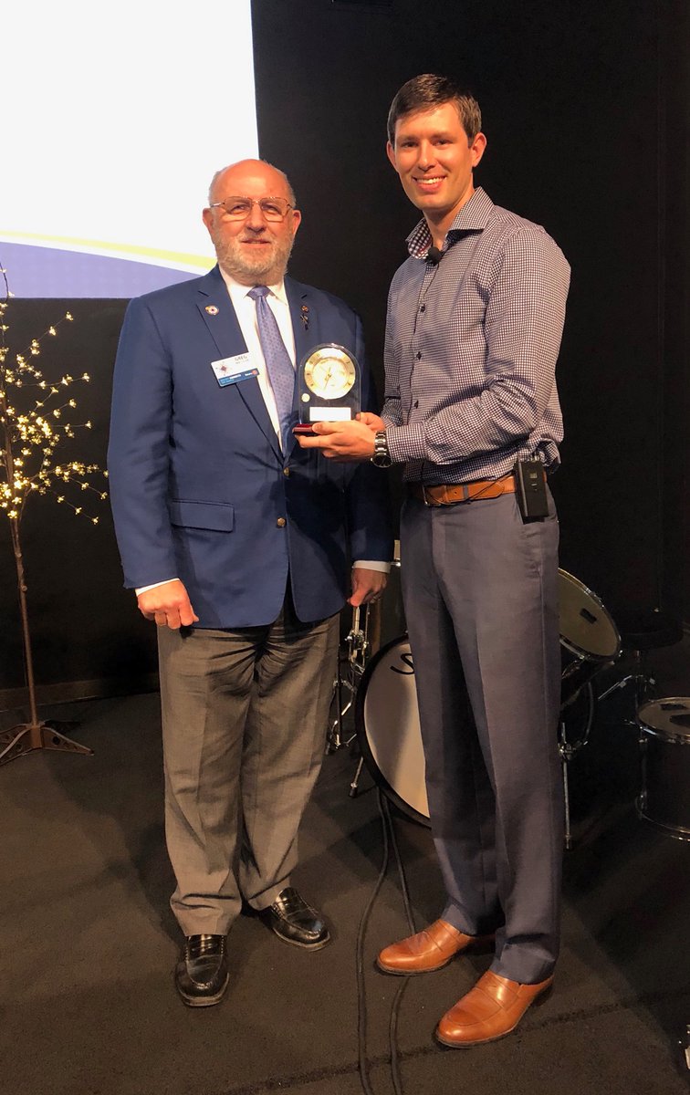 We were recently recognized as Rotary District 6780 Club of the Year!  Immediate Past District Governor, <a href="/GregMaciolek/">Greg Maciolek</a>, presented the Club of the Year award to <a href="/tyler3340/">Tyler Spry</a>, Immediate Past President of Chattanooga Hamilton Place Rotary Club.