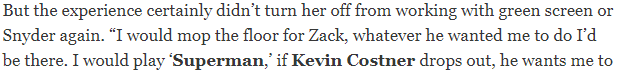 Emily Browning about Zack Snyder: