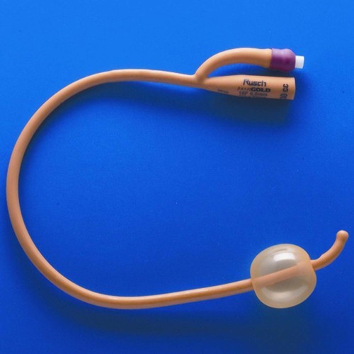 This is a foley catheter. We will have to insert it through your urethra into your bladder so we could accurately measure your urine output, or help you empty your bladder in case we had to put you to sleep.