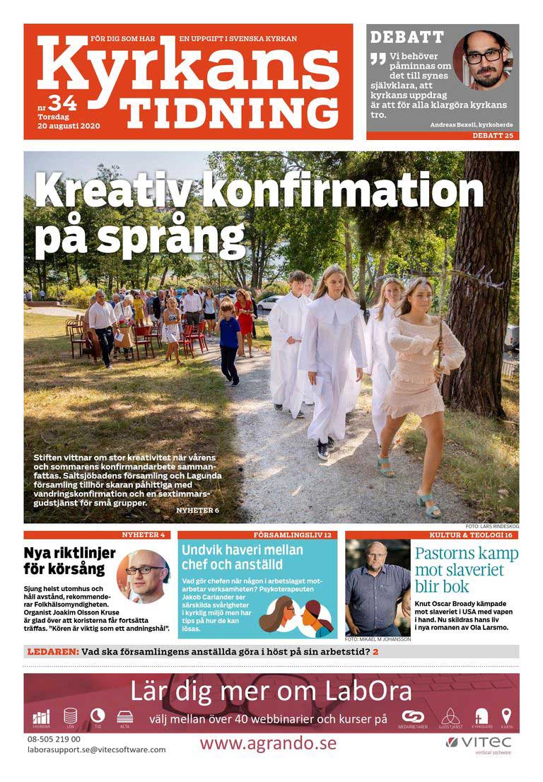 KyrkansTidning's tweet photo. Läs nya numret av Kyrkans Tidning  - ute nu! https://t.co/rheTYS5tT4
#svrel #svenskakyrkan https://t.co/y88vEPxR4C